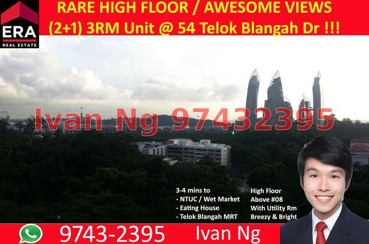 Blk 54 Telok Blangah Drive (Bukit Merah), HDB 3 Rooms #132721882